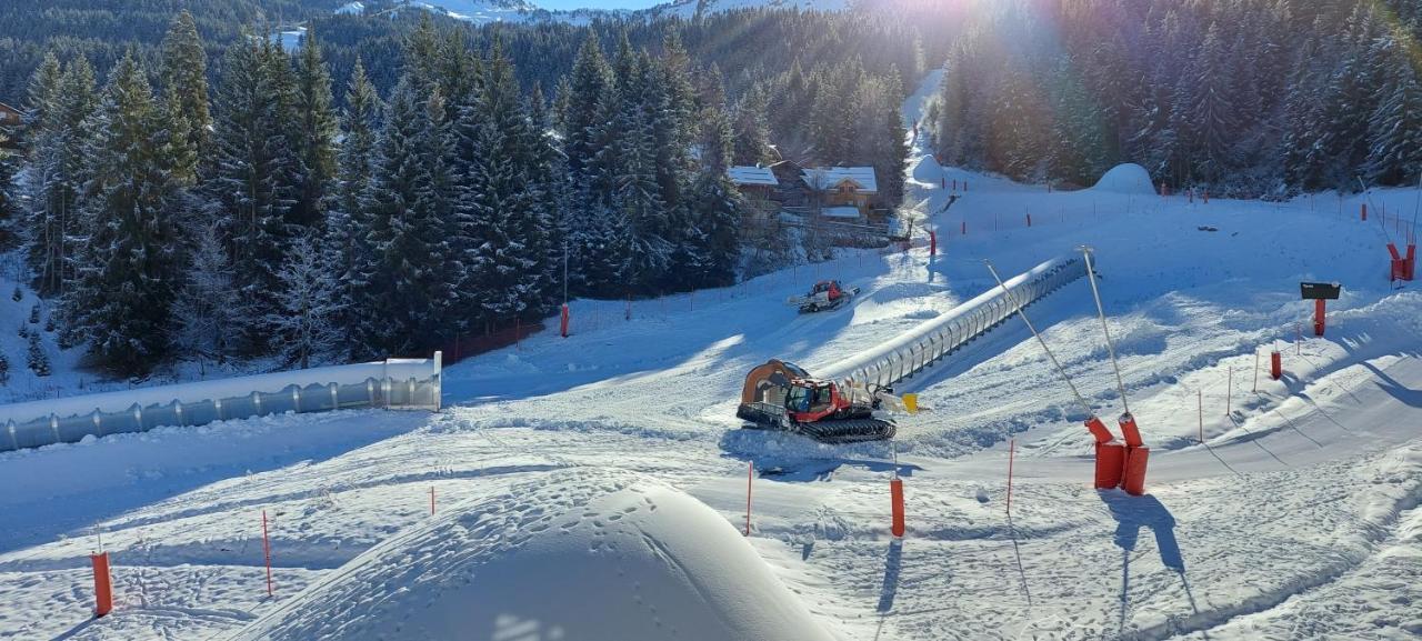 40M2 - Ski Aux Pieds - La Tania - Parking Couvert ภายนอก รูปภาพ
